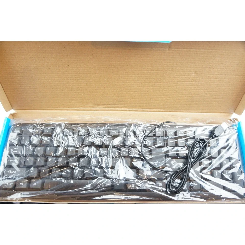 Osmartech OSKB-K01001 USB Keyboard Windows PC Black 104 Key‎ Wired New
